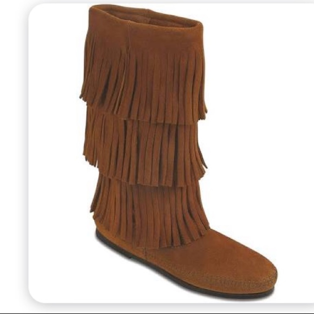 Minnetonka Fringe Boots